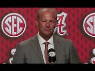 Video thumbnail for Kalen Deboer Press Conference | 2024 SEC Media Days