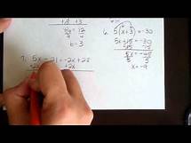 Video thumbnail for Solving Equations & Inequalities Review of Algebra 1