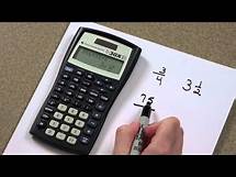 Video thumbnail for Calculator - Fractions