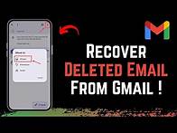 Video thumbnail for Recover Permanently Deleted Emails from Gmail ! [Restore Deleted Mail]
