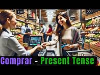 Video thumbnail for "Comprar" in Spanish: Present Tense Verb Conjugation + Conversation & Quiz!