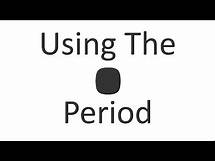 Video thumbnail for How to use the Period (Full Stop) | English 101 | Punctuated!