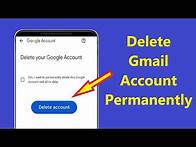 Video thumbnail for How to delete gmail account permanently!! - Howtosolveit