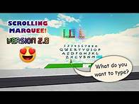 Video thumbnail for How to Make a Scrolling Text VERSION 2.0 in Obby Creator! | SuperJ