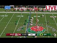 Video thumbnail for 🔴LIVE 🔴Ohio State Buckeyes vs Oregon Ducks/ Rose Bowl Game / NCAA College Football