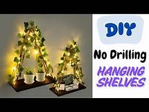 Video thumbnail for DIY Hanging Rope Shelves|No Drilling Hanging Floating Shelves