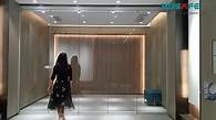 Video thumbnail for Frameless Folding Glass Door Sliding Glass Porch Panoramic Accordion Outdoor Interior Partition Bifold Doors