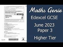 Video thumbnail for Edexcel Higher Paper 3 June 2023 Exam Walkthrough