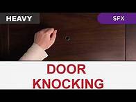 Video thumbnail for DOOR KNOCKING SOUND EFFECT| Knocking on door | Heavy Knocking | Loud Hand Knock