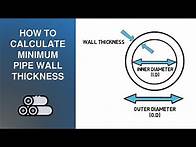 Video thumbnail for How to Calculate Minimum Pipe Wall Thickness