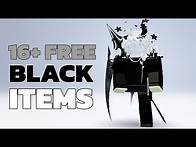 Video thumbnail for GET ALL FREE BLACK ROBLOX ITEMS! *2024*