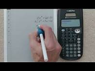 Video thumbnail for TI-36X Pro - Find Factors of Quadratic - Part 1