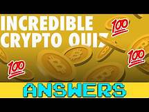 Video thumbnail for Incredible Crypto Quiz Answers | Updated Version To Get 100% Score | Bequizzed