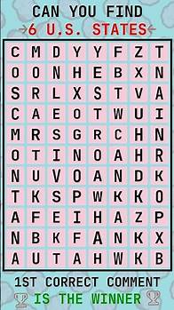 Video thumbnail for Find 6 Hidden U.S. States 👀 Word Search 🧩 180