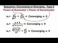 Video thumbnail for Calculus 2: Infinite Sequences and Series (20 of 62) Sequences: Converging or Diverging - Type 3