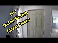 Video thumbnail for How to Cut and Fit Hollow Bifold Closet Doors | Easy Install
