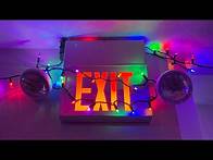 Video thumbnail for Exit Sign/Emergency Light Test 29 | Happy Holidays!