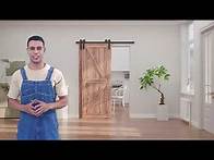 Video thumbnail for Transforming Spaces with ZEKOO: A Complete Bypass Sliding Barn Door Kit Review