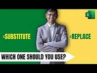 Video thumbnail for Replace or Substitute: Which Excel Text Function Should You Use?