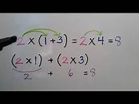 Video thumbnail for 3rd Grade Math 4.4, Distributive Property