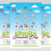 Video thumbnail for Spring Carnival Day Flyer - Seasonal A5 Template
