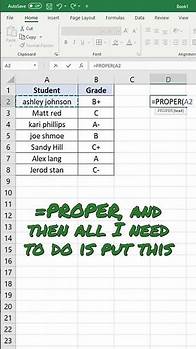 Video thumbnail for How to Convert Text to Title Case in Excel
