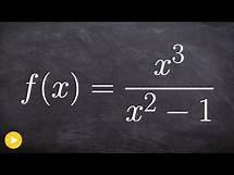 Video thumbnail for Finding the Slant Asymptote