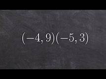 Video thumbnail for Applying the distance formula to find the distance between two points