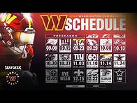 Video thumbnail for 2024 NFL Schedule Release Special | Command Center | Washington Commanders