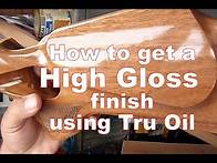 Video thumbnail for Tru oil the easy way - Get a High Gloss finish!