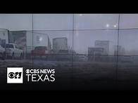 Video thumbnail for Snowfall causes whiteout conditions on I-40 in the Panhandle