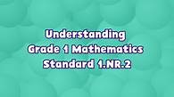 Video thumbnail for 1st Grade 1st Grade | Understanding Grade 1 Mathematics Standard 1.NR.2