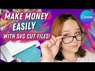 Video thumbnail for SVG Cut Files for Beginners! (Using Canva)