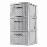Video thumbnail for Sterilite 2630 - 3 Drawer Weave Tower Cement 26306A02