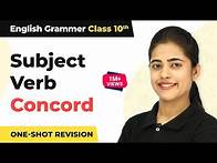 Video thumbnail for Class 10 English Grammar Subject Verb Concord I Subject Verb Concord One Shot Revision 2022-23