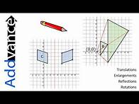 Video thumbnail for ⭐️Transformations⭐️ Translations, Enlargements, Reflections, Rotations. GCSE Maths! AddvanceMaths😊➕