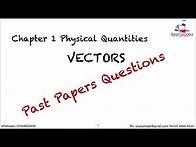 Video thumbnail for Vectors | Past Papers | Physics AS (updated 2022)