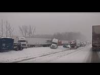 Video thumbnail for Interstate 40 Pileup in Tennessee - Dashcam (January 12, 2018)