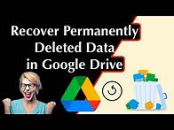 Video thumbnail for How to Recover Permanently Deleted Files and Folders in Google Drive