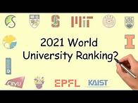 Video thumbnail for Top 100 University in the World - QS World University Ranking 2021