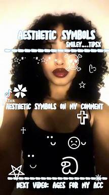 Video thumbnail for Aesthetic copy paste symbols! | ib: ? | not og | smiley_..tipsx .・゜-: ✧ :- #edit #capcut #tiktok #smiley_tipsx #fyp #advice #tip #tips #CapCut