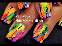 Video thumbnail for Neon Rainbow Granite Nails! | Hot Summer Nail Art Design Trend Tutorial