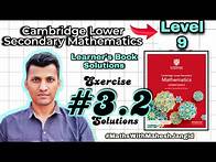 Video thumbnail for Cambridge Lower Secondary Maths | Learner Book Level 9 Solutions | Exercise 3.2 Solutions