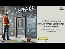 Video thumbnail for Master NFPA 80 Door Compliance & Maintenance | Fire Door Safety Training & Certification