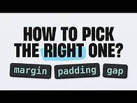 Video thumbnail for Master CSS Spacing: Margin, Padding, and Gap Explained