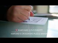 Video thumbnail for Harvard's crossword puzzle maker