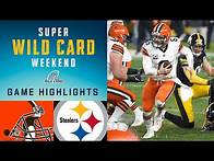 Video thumbnail for Browns vs. Steelers Super Wild Card Weekend Highlights | NFL 2020 Playoffs