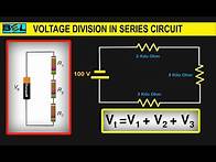 Video thumbnail for Voltage in a series circuit with resistors. Basic Electrical Learning