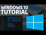 Video thumbnail for Windows 10 Basics Step by Step Tutorial