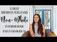 Video thumbnail for 12 BEST Non-White Interior Door Paint Colors